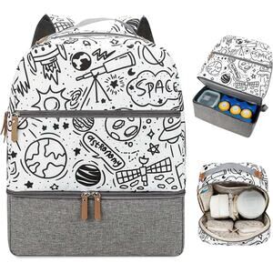 New Village of Many Multi Function, Insulated, Waterproof Diaper Bag Backpack